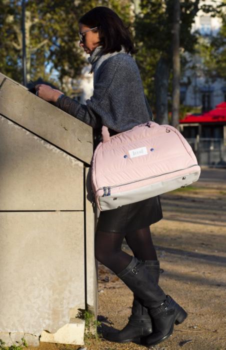BoB Paris Tote Bag Doudoune Rose