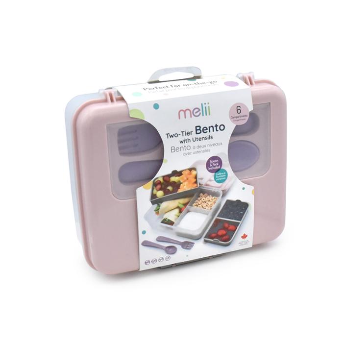 Melii – Διώροφο Bento - Pink-Purple