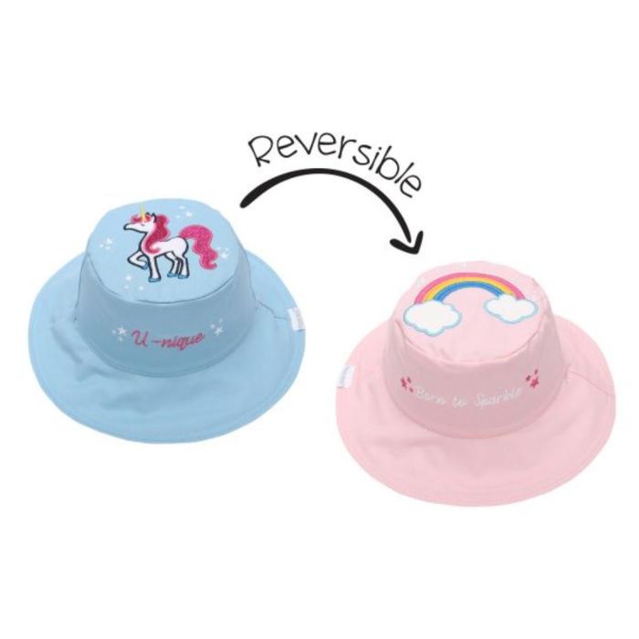 Καπέλο Διπλής Όψης UPF 50 – Μονόκερος (Cotton) - MEDIUM 2-4 yrs