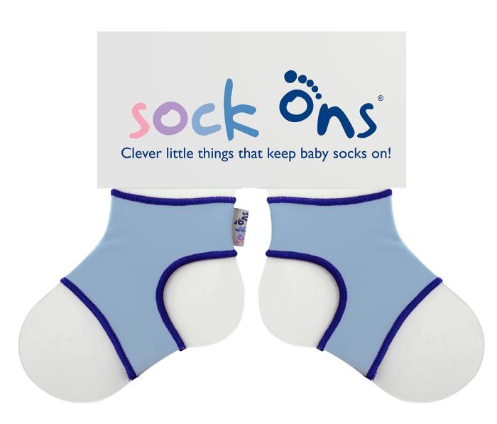 Sock Ons – Για να μην βγάζει τις κάλτσες του (6-12 μηνών) - Μπλε ριγέ