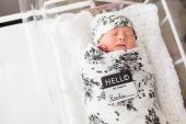 Hello World – Black Floral