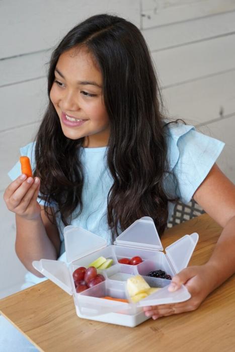 Melii – Snackle Box Hexagon Pink