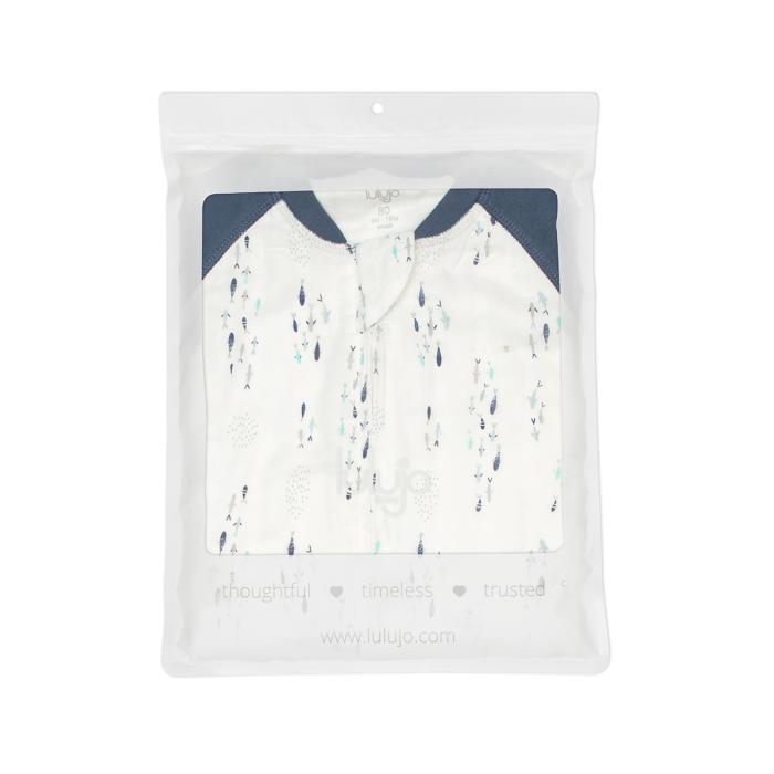 70% Bamboo 30% Cotton Sleepsuit – Fish – S , 1 T - S (6-18 μηνών)
