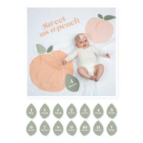 Lulujo  Mουσελίνα Φωτογράφισης   Κάρτες- Sweet as Peach