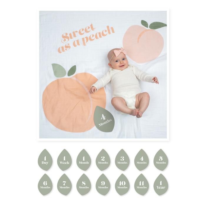 Lulujo Mουσελίνα Φωτογράφισης Κάρτες- Sweet as Peach
