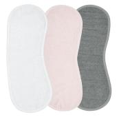 Meyco – Σετ 3 Βαμβακερές Λαβέτες (53×20) - White/Light pink/Grey