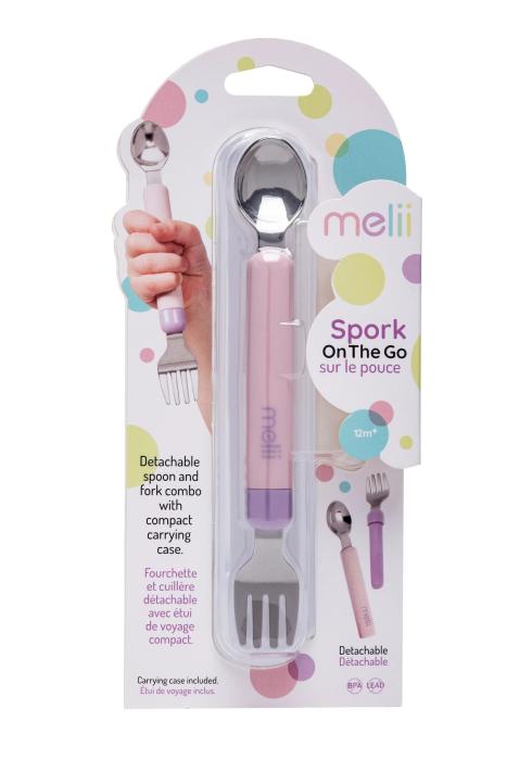 Melii – Spork On the Go Pink/Purple