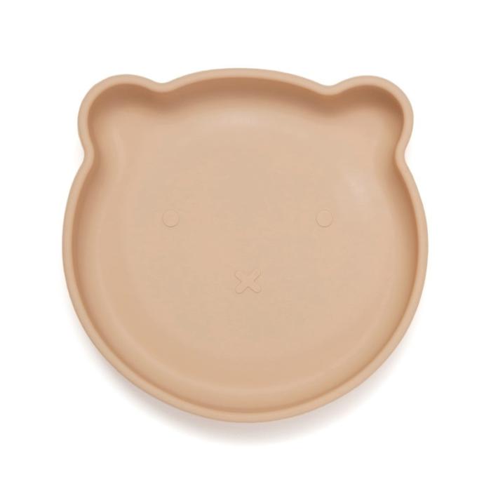 Petit Monkey – Πιάτο Σιλικόνης Bear - Honey Peach