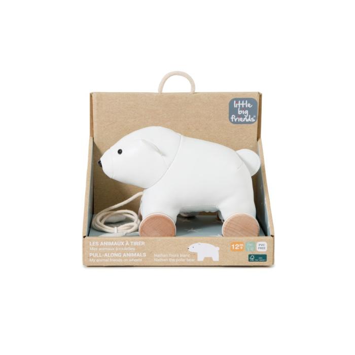 Nathan the pull along polar bear