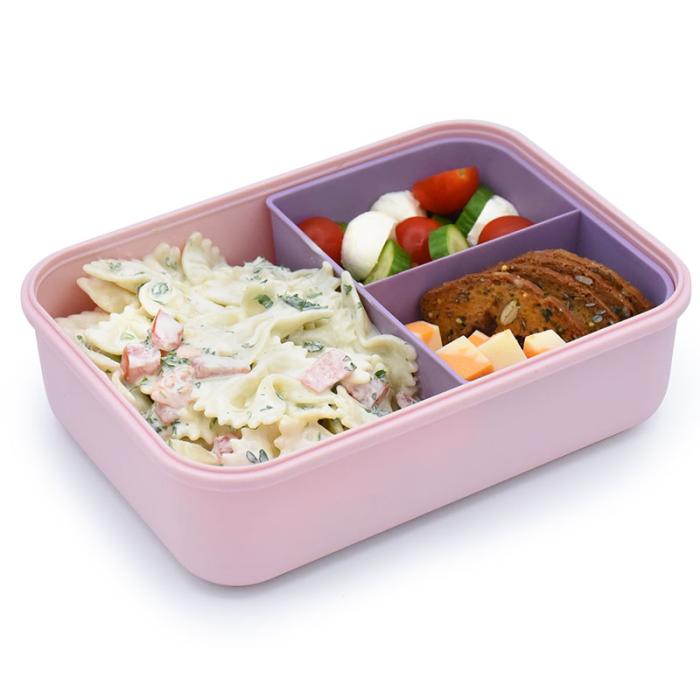 Melii – Bento 3 θέσεων 1250ml - Lime-Mint-Blue