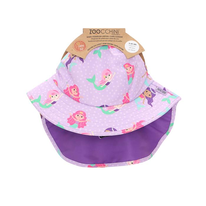 Zoocchini Cape Sunhat UPF50 Mermaid - 6-24m
