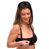 Carriwell 2 Pack Σουτιέν Θηλασμού Χωρίς Ραφές (Μαύρο/Μπεζ) - S/M