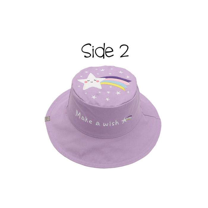 Καπέλο Διπλής Όψης UPF 50  Unicorn/Star (Cotton) - MEDIUM 2-4 yrs