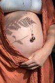 ProudMama Bola Olivia Silver Chain Φεγγαρόπετρα