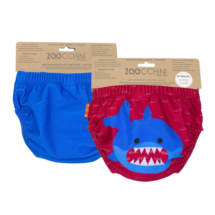 Zoocchini Μαγιώ Πάνα (2pcs Σετ) – Blue Shark - 2-3 ΕΤΩΝ