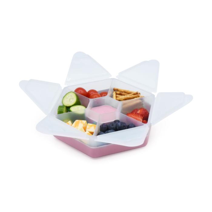 Melii – Snackle Box Hexagon Pink