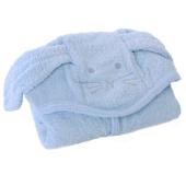 Cuddly Bath Robe (Small) blue bunny - S