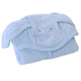 Cuddly Bath Robe (Small) blue bunny - S