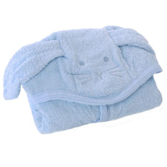 Cuddly Bath Robe (Small) blue bunny - S