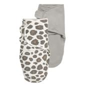 Meyco 2 Pack Swaddle Panther Neutral/Grey 0-3 μηνών
