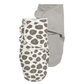 Meyco 2 Pack Swaddle Panther Neutral/Grey 0-3 μηνών