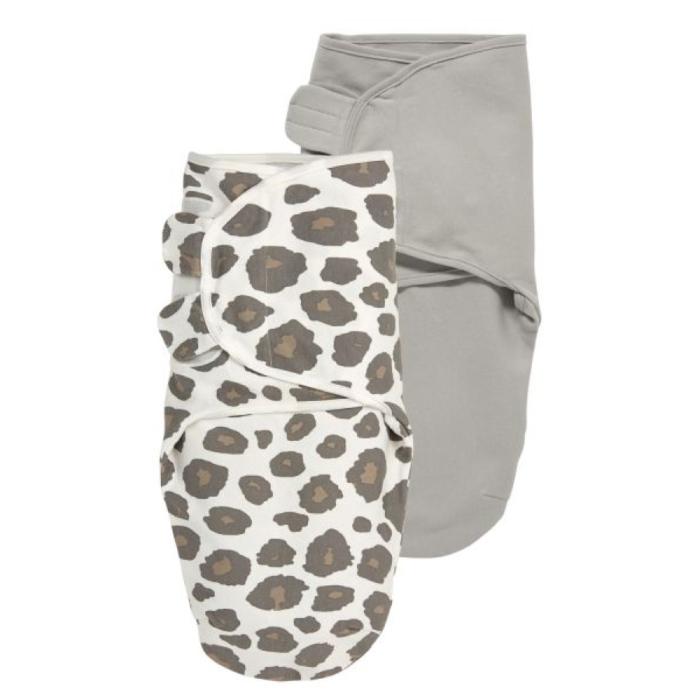 Meyco 2 Pack Swaddle Panther Neutral/Grey 0-3 μηνών