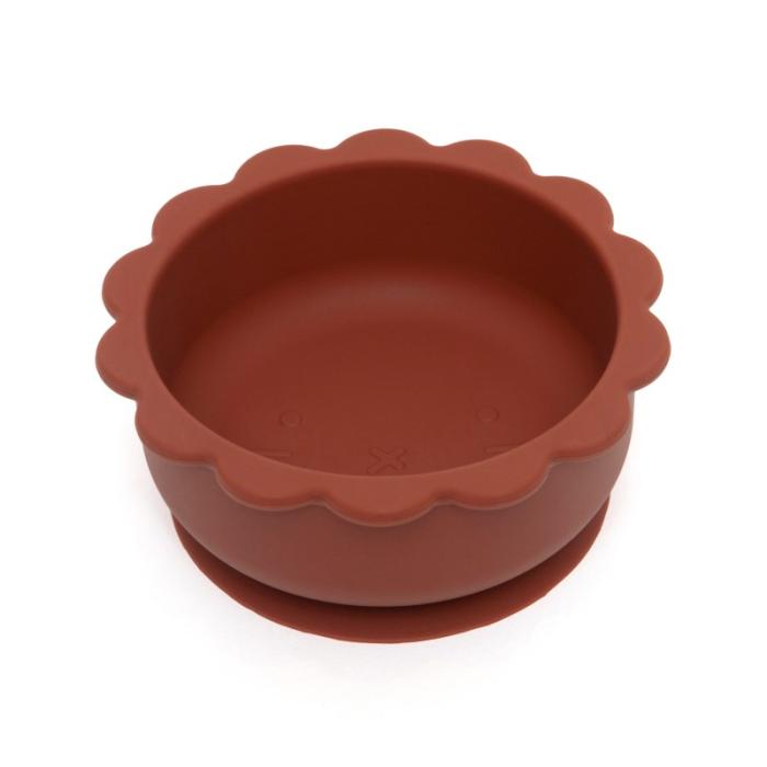 Petit Monkey – Μπολ σιλικόνης Lion - Baked Clay