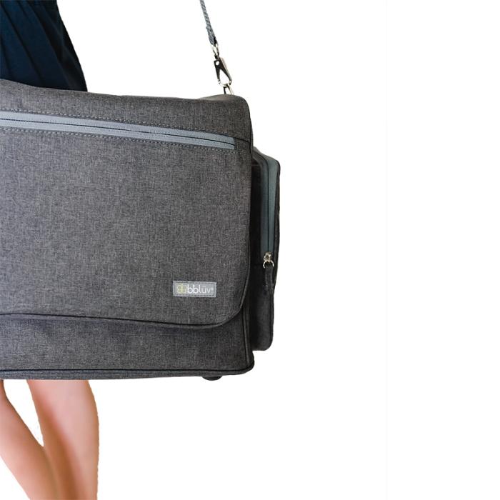 Bbluv Ultra (Charcoal) – Diaper Bag