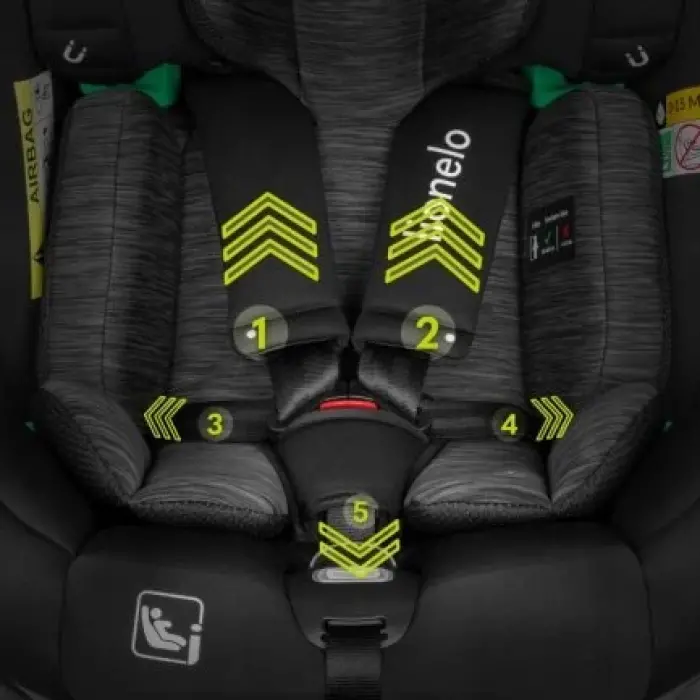 Lionelo Braam i-Size κάθισμα αυτοκινήτου 40-150 cm isofix Black Carbon