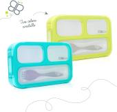 Bbluv Bento Box – Δοχείο Φαγητού με Κουτάλι - Aqua Blue