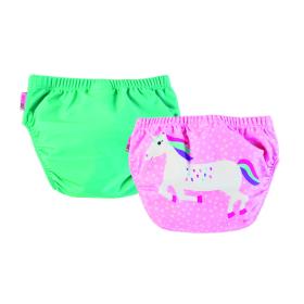 Zoocchini Μαγιώ Πάνα (2pcs Σετ) – Unicorn - 6-12m