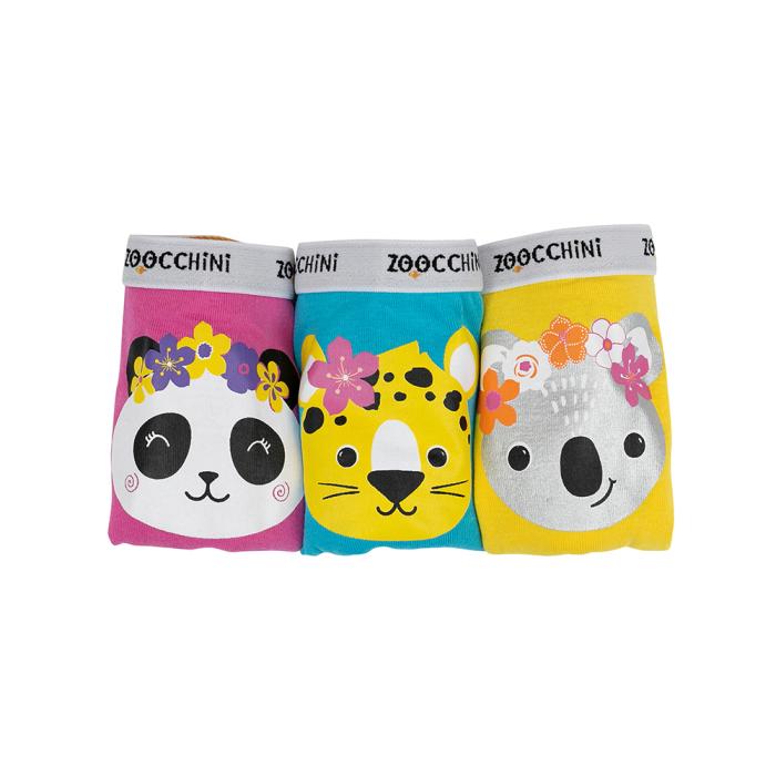 100% οργανικά βαμβακερά Hipsters 3 pc set -Flower Power - 2-3 ΕΤΩΝ