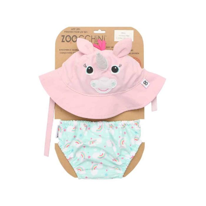 Zoocchini Σετ Μαγιό και Καπέλο UPF50+ Zoocchini Unicorn