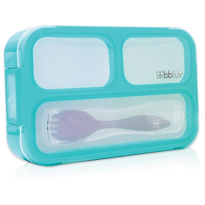 Bbluv Bento Box – Δοχείο Φαγητού με Κουτάλι - Aqua Blue