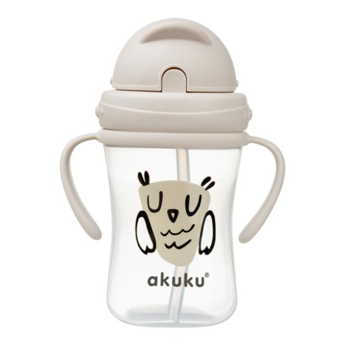Ποτηράκι με καλαμάκι 300 ml Owl