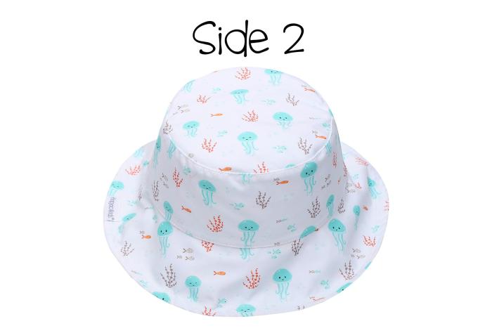 Καπέλο Διπλής Όψης UPF 50   Fish/Jellyfish - MEDIUM 2-4 yrs