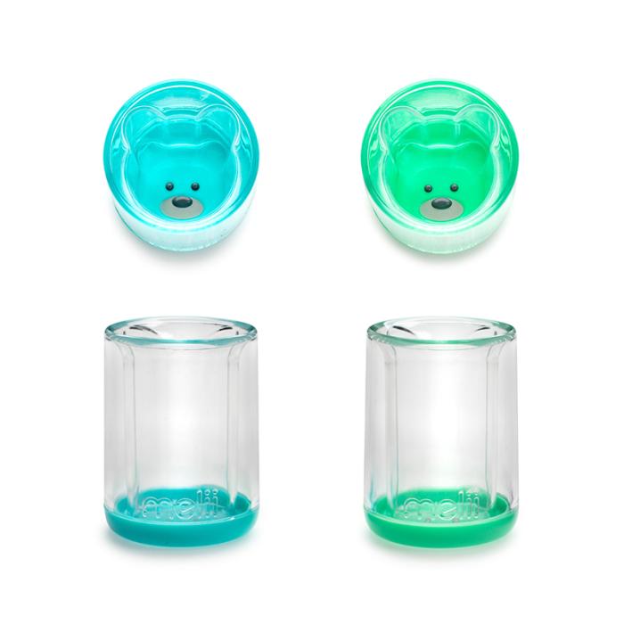 Melli – Σετ ποτήρια με διπλό τοίχωμα 145ml - Blue-Mint
