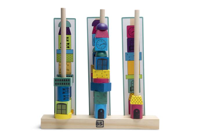 Bs Toys – Stack Towers-Στοιβαζόμενοι Πύργοι