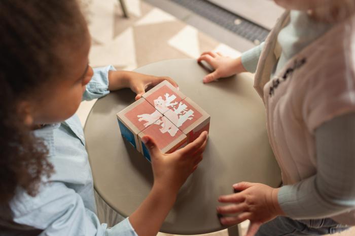 BS Toys – Παιχνίδι Puzzle Ξύλινων Κύβων