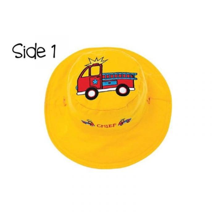 Καπέλο Διπλής Όψης UPF 50  – Πυροσβεστικό (Cotton) - MEDIUM 2-4 yrs