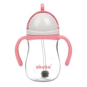 Ποτηράκι με Καλαμάκι και Βαρίδι Pink