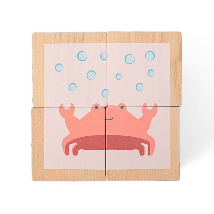 BS Toys – Παιχνίδι Puzzle Ξύλινων Κύβων