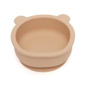 Petit Monkey – Μπολ σιλικόνης Bear - Honey Peach
