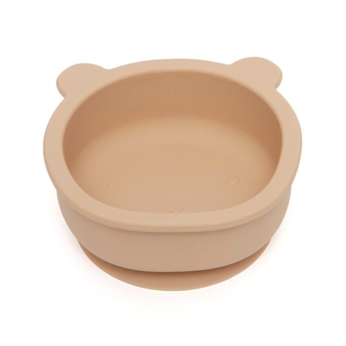 Petit Monkey – Μπολ σιλικόνης Bear - Honey Peach