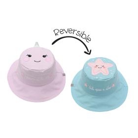 Καπέλο Διπλής Όψης UPF 50  Narwhal/Starfish (Cotton) - MEDIUM 2-4 yrs
