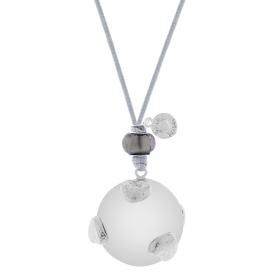 ProudMama Babybell Μενταγιόν Grey Silver Hearts