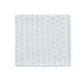 Interbaby Πάνα Αγκαλιάς Μουσελίνας Estrellas White Blue 120x120cm