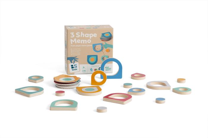 BS Toys – Παιχνίδι Μνήμης 3 Σχημάτων