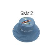 Καπέλο Διπλής Όψης UPF 50  Dino/Surf (Cotton) - LARGE 4-6 yrs
