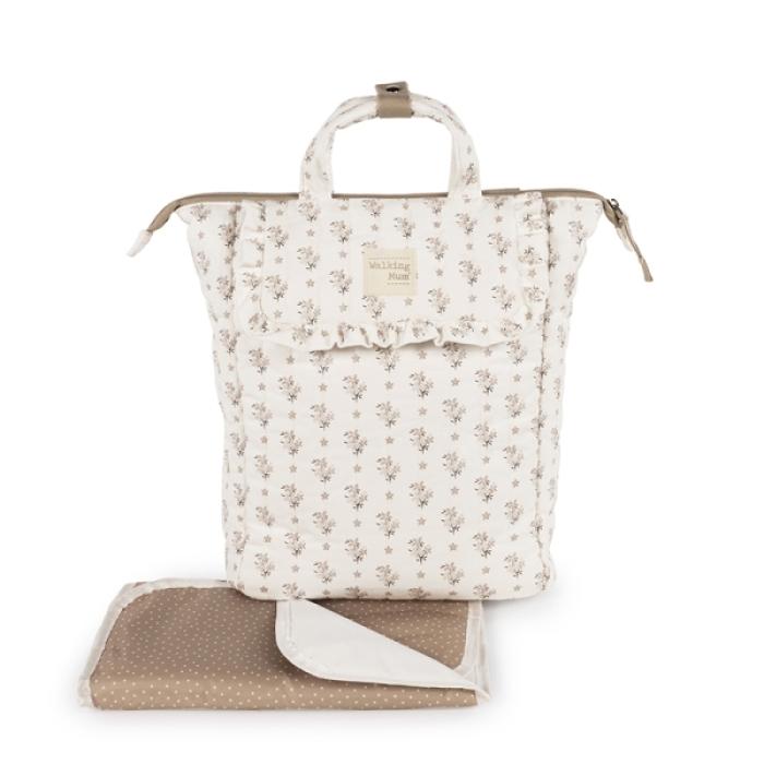 Τσάντα Αλλαξιέρα Backpack Botton Flowers